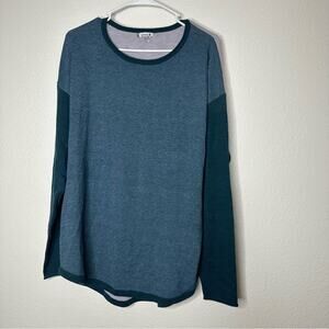 Smartwool Shadow Pine Colorblock Crew Sweater Large